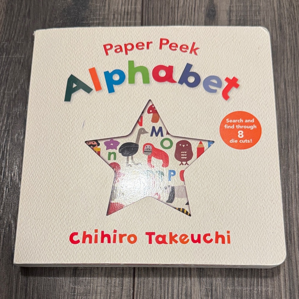 Paper Peek Alphabet Book by Chihiro Takeuchi